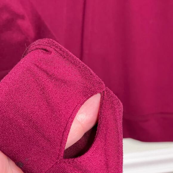 Pink Victoria’s Secret Ultimate Sweater Logo 1/2 Zip Mock Neck Athletic Pink M - Picture 3 of 11